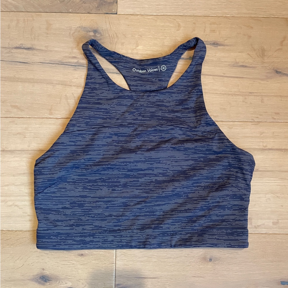 Outdoor Voices OV TechSweat Navy Sports Bra